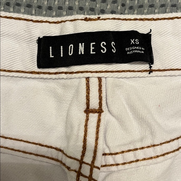 Lioness Women's Off-White Straight Leg Jeans - Picture 2 of 5
